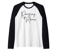 Regalo religioso per la festa della mamma in preghiera per la mamma cristiana Maglia con Maniche Raglan