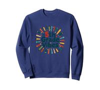 Regalo Scolastico per Il Primo Giorno del Quinto Grado di Quinta elementare Felpa, Unisex per Adulti, Navy, XXL