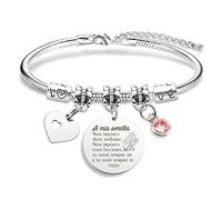 Regalo Sorella Compleanno Utile Idee Regalo per Sorella Natale Regali Originali Laurea Donna Utili Pasqua Festa Della Mamma San Valentino Bracciale Donna 18 20 30 Anni