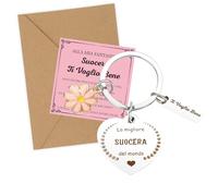 Regalo Suocera Regali Suocera Idee Regalo Portachiavi Donna Originali Regalo Festa Della Mamma Regalo Donna Compleanno Anniversario Suocera Regali Di Mio Genero Nuora Pensione Biglietto Ringraziamento