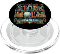 Regalo turistico souvenir da viaggio con nome della città di Stoccolma PopSockets PopGrip per MagSafe