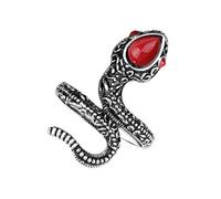 Regalo unisex creativo della decorazione di incanto dei gioielli del dito dell'anello di cristallo di rocca del serpente d'avvolgimento dell'annata rilasciatoIntelligenza pratica.