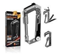 Regalo Uomo Festa del Papa Idee Regalo Moschettone Portachiavi 8en1 Multitool Moschettoni Attrezzo Multifunzione con Apribottiglie Righello Sega Cacciavite Regalo Papà