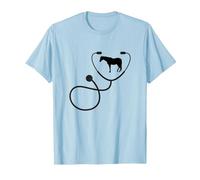 Regalo Veterinario per Amanti dei Cavalli, per Infermieri e veterinari Maglietta, Uomo, Celeste, L