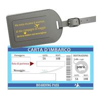 Regalo viaggio sorpresa, Biglietto aereo+Etichette per bagagli,Carta di imbarco Gratta e vinci,Gratta e scopri Buono viaggio,Regalo romantico San valentino, Compleanno, Natale Regalo Per Lei Lui