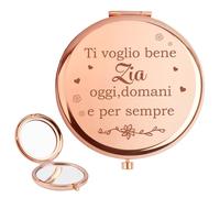 Regalo Zia,Regalo per Zia,Idee Regalo Zia,Festa Della Mamma Idee Regalo per Zia,Regalo Zia Compleanno,Regalo Zia Natale,Regali Zia,Idee Regali Zia,Specchio per Trucco,Specchio Trucco Ingranditore