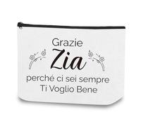 Regalo Zia, Regalo Zia Compleanno, Regali Zia,Regalo per Zia,Regalo Zia Natale,Borsa Trucchi Zia Regalo,Regali per Zia,Regalo Natale Zia,Pochette Regali per La Zia,Regalo Festa Della Mamma per La Zia