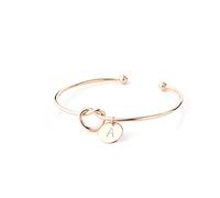 Regalos de propuesta de Dama de Honor, pulsera de Dama de Honor con Nudo de Amor con iniciales Regalos de Dama de Honor para boda con caja, tarjetas Fashion