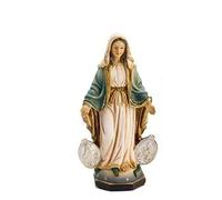 REGALOS LLUNA Madonna LA MIRACOLROSA con MEDAGLIE (13_cm)