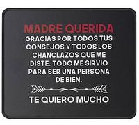 Regalos para Mama - De Dia De Madres - Querida Madre Tappetini per Il Mouse Base in Gomma Mousepad Liscio Tappetino per Mouse per Laptop Lavoro Gioco 25X30Cm