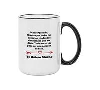 Regalos Para Mama. Tazas Para Cafe De Dia De Madres. Querida Madre Tazze Classica Tazza In Porcellana Tazze Da Caffè Per Succo Tè Latte 330Ml