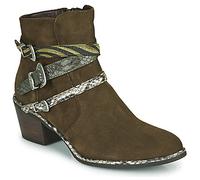 Regard Stivaletti NAPOLI V3 VELOURS MILITARE in Kaki 37