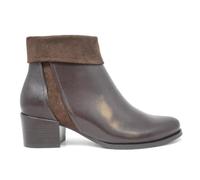 Regarde le Ciel Jolene-40 - Stivaletti da donna in pelle e camoscio marrone con tacco