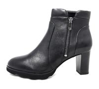 regarde le ciel Scarpe da donna Stivaletti Cerniera Nero Tempo libero, 2695 nero, 39 EU