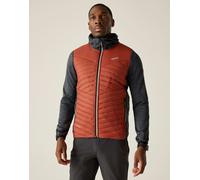 Regatta - Andreson - Giacca ibrida trapuntata color mattone e tempesta mélange-Rosso S