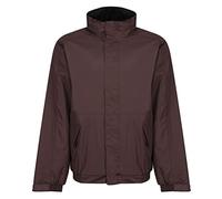 Regatta Bomber Impermeabile Dover Donna con Cappuccio A Scomparsa Ed Interno in Pile Jackets Waterproof Insulated, Uomo, Otter/Black, S
