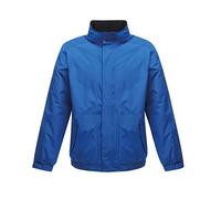 Regatta Bomber Impermeabile Dover Donna Con Cappuccio A Scomparsa Ed Interno In Pile Jackets Waterproof Insulated, Uomo, Royal Blue/Navy, M