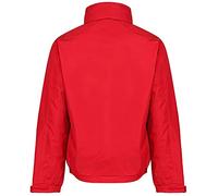 Regatta Bomber Impermeabile Dover Donna Con Cappuccio A Scomparsa Ed Interno In Pile Jackets Waterproof Insulated, Uomo, Classic Red/Navy, M