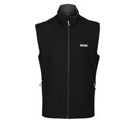 Regatta Bradwell III' Full Zip Wind Resistant Softshell Gilet, Scaldamuscoli Uomo, Nero, 5X-L