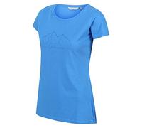 Regatta Breezed II T-Shirt da Donna in Cotone, Manica Corta, Manica Corta; caratterizzato da Tessuto Coolweave; Adatto per Passeggiate ed Escursioni.
