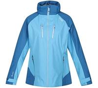 Regatta Calderdale IV Giacca shell impermeabile foderata in taffetà con cappuccio nascosto e tasche a cerniera