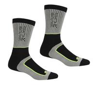 Regatta Samaris 2 Season, calze uomo Uomo, DarkSteel/ElectricLime, 9-12