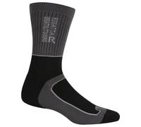 Regatta Samaris 2 Season, calze uomo Uomo, Black/DarkSteel, 6-8