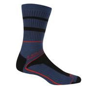 Regatta Samaris 3 Season, calze uomo Uomo, DarkDenim/CajunOrange, 6-8