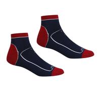Regatta Samaris Sock, calze uomo Uomo, Navy/DarkRed, 6-8