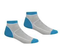 Regatta Samaris Trail - Calzini da donna, Donna, Calzini, RWH044, Acciaio chiaro/NiagraBlue, 6-8