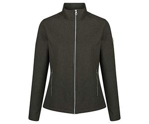 Regatta Charley - Giacca softshell da donna, idrorepellente, antivento e amichevole per equitazione, softshell, Donna, Guscio morbido, RWL177 90512L, Bayleaf, 12
