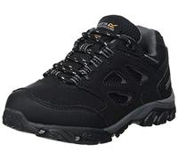 Regatta Chaussures Techniques De Marche Junior Basses Holcombe - Scarpe da Passeggio Unisex Bambini, Nero/Granito, 30 EU