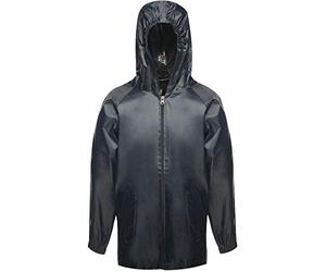 Regatta Coprigiacca Bimbo Pro Strormbreak Con Cappuccio E Dettagli Riflettenti Jackets Waterproof Shell, Unisex bambini, Navy, 3-4