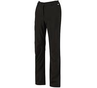 Regatta Fenton - Pantaloni da Donna a Gamba Lunga, idrorepellenti e Antivento, Donna, Pantaloni Bambino, RWJ177L, Nero, 10