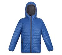 Regatta Giacca Bimbo Trapuntata Con Cappuccio Stormforce Idrorepellente E Comprimibile Baffled/quilted Jackets, Unisex bambini, Royal Blue, 34"