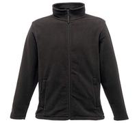 Regatta - Giacca da Uomo con Cappuccio e Zip, Giacca in Micropile, Uomo, Full-Zip, Black, 4X-L