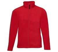 Regatta - Giacca da uomo con cappuccio e zip, giacca in micropile, Uomo, Full-Zip, Classic Red, M