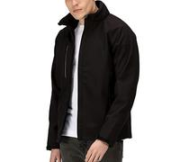 Regatta Giacca Termica Apex in Softshell con Membrana Impermeabile & Traspirante E Cappuccio Ripiegabile Soft Shell, Uomo, Black, S