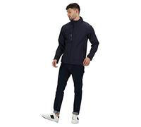 Regatta Giacca Termica Apex in Softshell con Membrana Impermeabile & Traspirante E Cappuccio Ripiegabile Soft Shell, Uomo, Navy, XL