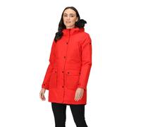 Regatta Giacca Parka Voltera da donna riscaldata e impermeabile Rosso Taglia 40