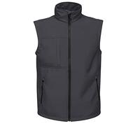Regatta Gilet in Softshell III Strati Octagon II Uomo Impermeabile Traspirante E Antivento Bodywarmers, Uomo, Seal Grey(Black), M