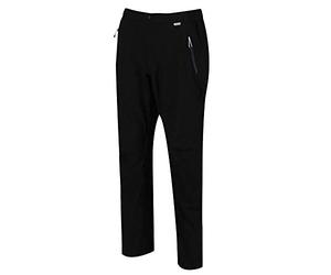 Regatta Highton - Sovrapantaloni Elasticizzati da Uomo, Impermeabili, Traspiranti, con Cuciture Nastrate, Colore Nero