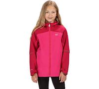 Regatta Hipoint Stretch IV Waterproof And Breathable Mesh Lined Hooded Outdoor, Giacca Bambino, Ciliegia/Cabaret, 15-16