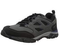 Regatta Holcombe Iep Low' Waterproof Breathable Rubber Toe Double Eyelet Walking Shoes, Scarpe da Passeggio Uomo, Grigio Granit Dkden, 44.5 EU