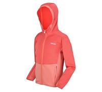 Regatta JnrHightonFZ Pile elasticizzato per bambini con zip intera con cappuccio. Caratterizzato da dettagli riflettenti ed Extol Stretch. Adatto per passeggiate ed escursioni.
