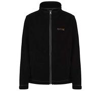 Regatta King Pile Leggero con Cerniera su Tutta La Lunghezza Fleece, Bambino, Black/Black, 13 yr