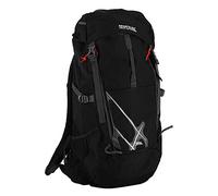 Regatta Kota Expedition - Zaino da viaggio imbottito e riflettente, ideale per escursioni, Unisex - Adulto, Zaino, EU189 800000, Nero, 35 L