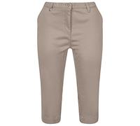 Regatta Mayaan Capri Pantaloni Capri da Donna in Cotone. Caratterizzato da Tessuto Coolweave. Adatto per Camminare.
