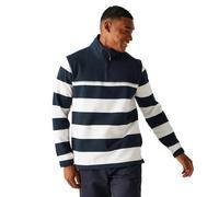 Regatta Men's Agilno Half Zip Sweatshirt, Maglione Uomo, Navy/Whitstr,