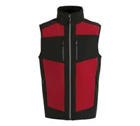 Regatta Men's E-volve 2 Layer Softshell Bodywarmer Gilet Isolante, Rosso/Nero, XL Uomo